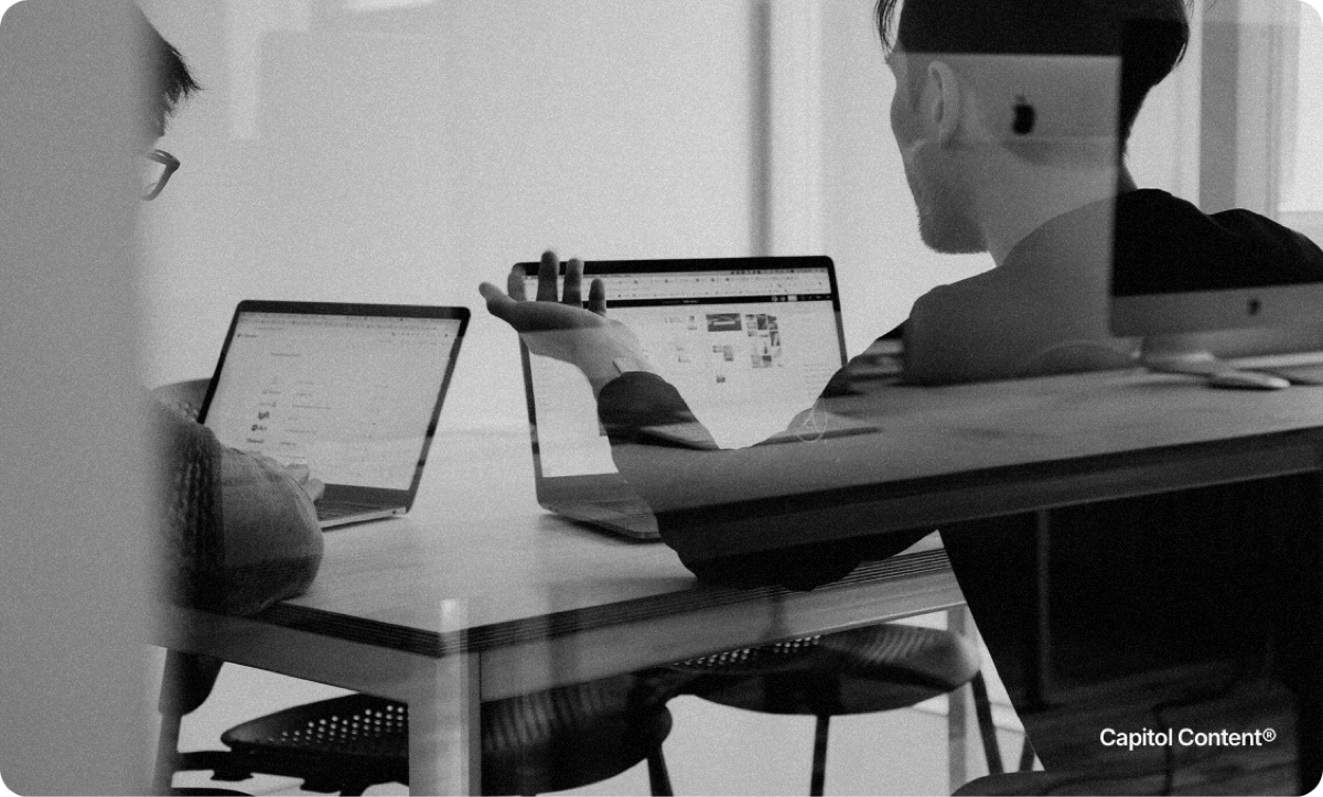 Team collaborating at Capitol Content